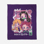 Cute Demon Slayer-None-Fleece-Blanket-Ca Mask