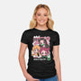 Cute Demon Slayer-Womens-Fitted-Tee-Ca Mask