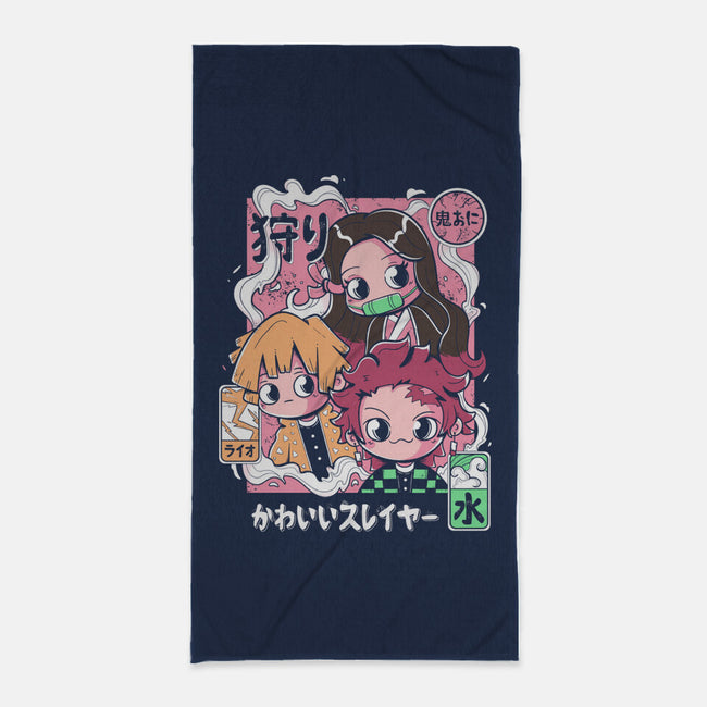 Cute Demon Slayer-None-Beach-Towel-Ca Mask