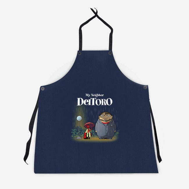 My Neighbor Deltoro-Unisex-Kitchen-Apron-Art_Of_One