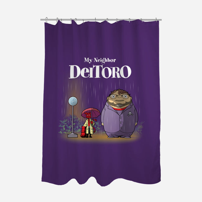 My Neighbor Deltoro-None-Polyester-Shower Curtain-Art_Of_One