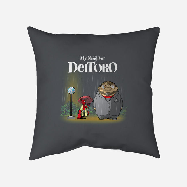 My Neighbor Deltoro-None-Removable Cover-Throw Pillow-Art_Of_One