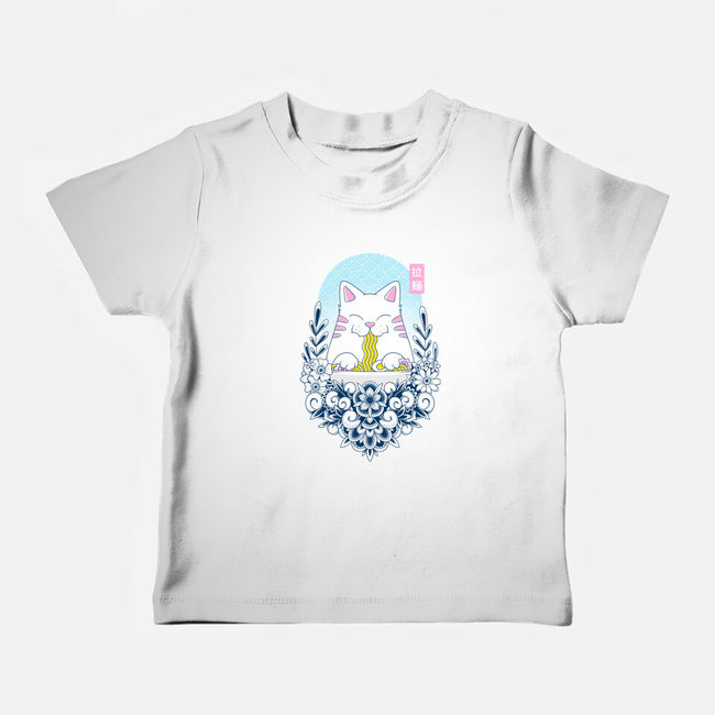 Noodle Cat-Baby-Basic-Tee-GODZILLARGE