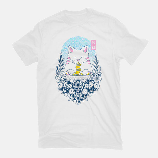 Noodle Cat-Mens-Basic-Tee-GODZILLARGE