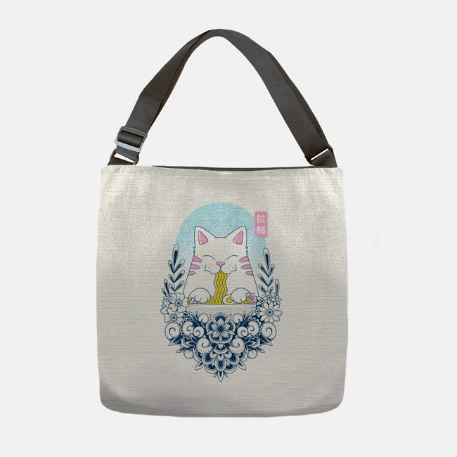 Noodle Cat-None-Adjustable Tote-Bag-GODZILLARGE