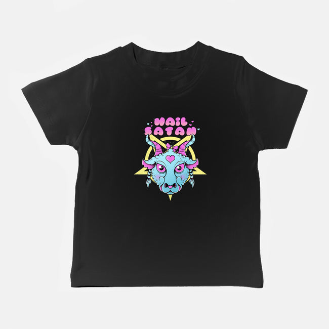 Kawaii Satan-Baby-Basic-Tee-GODZILLARGE