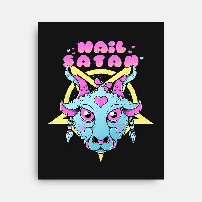 Kawaii Satan-None-Stretched-Canvas-GODZILLARGE