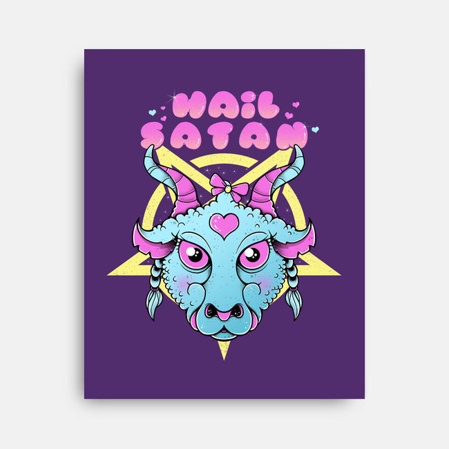 Kawaii Satan-None-Stretched-Canvas-GODZILLARGE