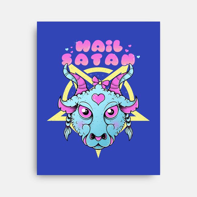 Kawaii Satan-None-Stretched-Canvas-GODZILLARGE