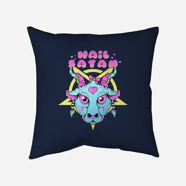 Kawaii Satan-None-Removable Cover w Insert-Throw Pillow-GODZILLARGE