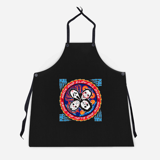 Kiss Of Death-Unisex-Kitchen-Apron-CappO