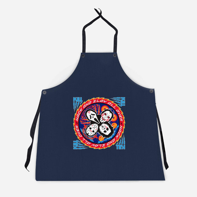 Kiss Of Death-Unisex-Kitchen-Apron-CappO