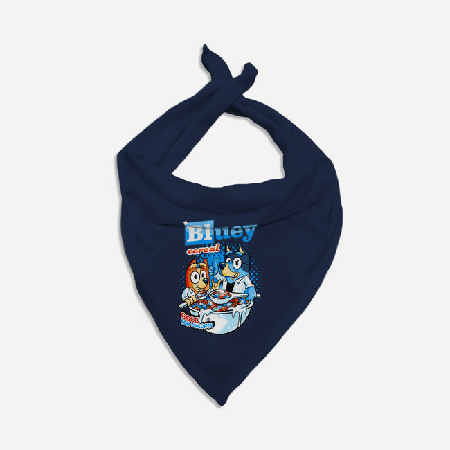 Bluey Cereal-Dog-Bandana-Pet Collar-spoilerinc