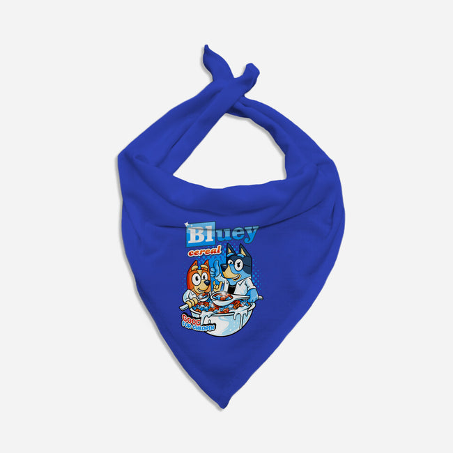 Bluey Cereal-Dog-Bandana-Pet Collar-spoilerinc