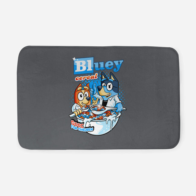 Bluey Cereal-None-Memory Foam-Bath Mat-spoilerinc