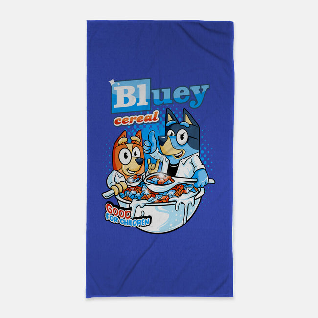 Bluey Cereal-None-Beach-Towel-spoilerinc