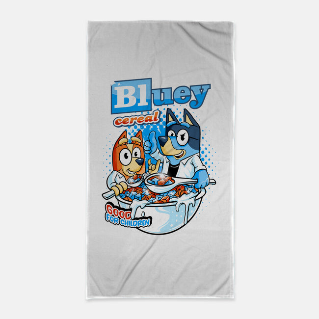 Bluey Cereal-None-Beach-Towel-spoilerinc