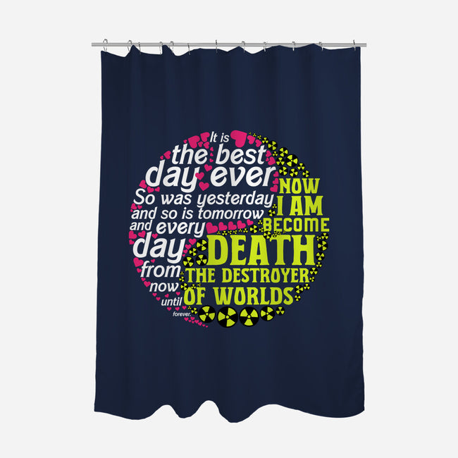 Barbenyang-None-Polyester-Shower Curtain-rocketman_art