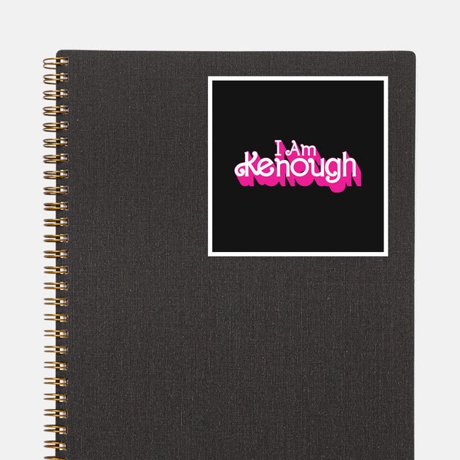 I Am Kenough-None-Glossy-Sticker-rocketman_art