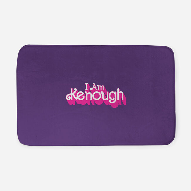 I Am Kenough-None-Memory Foam-Bath Mat-rocketman_art