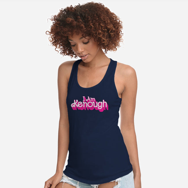 I Am Kenough-Womens-Racerback-Tank-rocketman_art