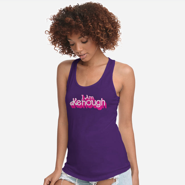 I Am Kenough-Womens-Racerback-Tank-rocketman_art