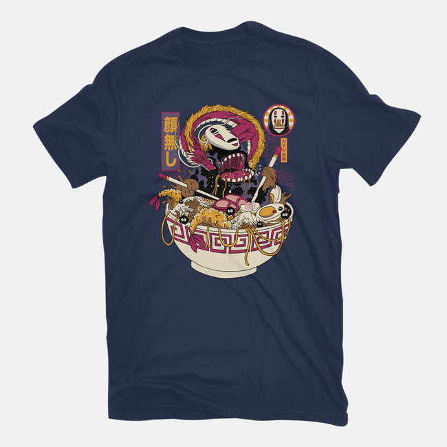 Ramen No Face-Womens-Fitted-Tee-gaci