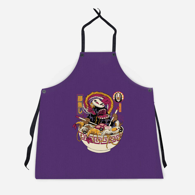 Ramen No Face-Unisex-Kitchen-Apron-gaci