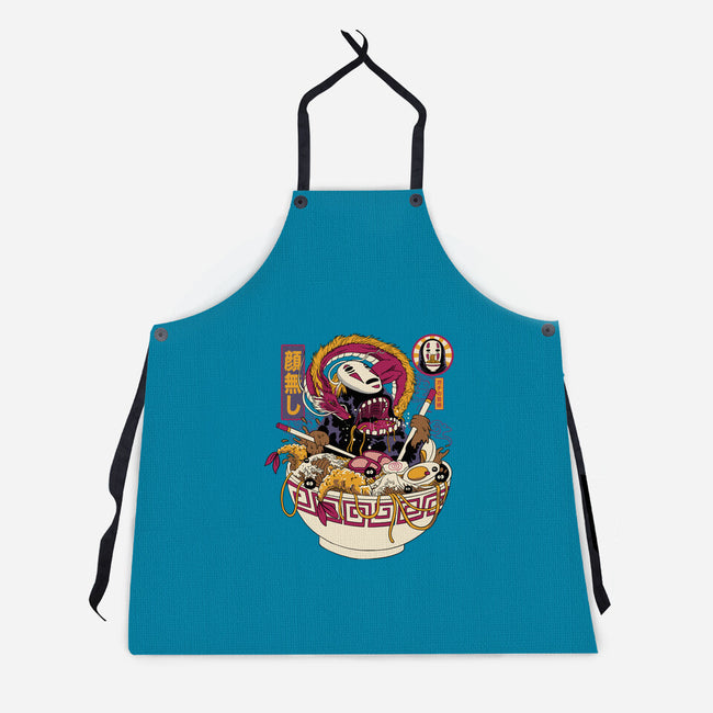 Ramen No Face-Unisex-Kitchen-Apron-gaci