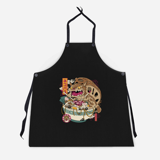 Ramen Catbus-Unisex-Kitchen-Apron-gaci