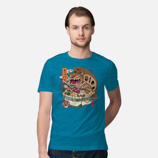 Ramen Catbus-Mens-Premium-Tee-gaci