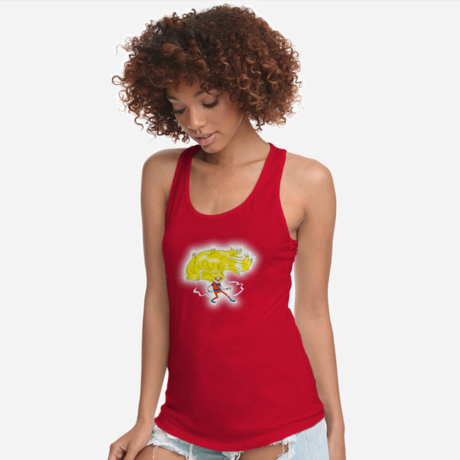 Super Adventure Time-Womens-Racerback-Tank-Art_Of_One