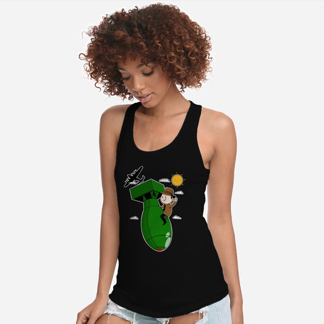 Little Boy-Womens-Racerback-Tank-Tri haryadi