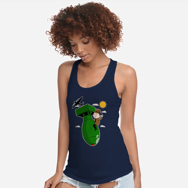 Little Boy-Womens-Racerback-Tank-Tri haryadi