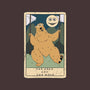 The Bear And The Moon-None-Fleece-Blanket-Claudia