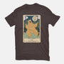 The Bear And The Moon-Womens-Basic-Tee-Claudia