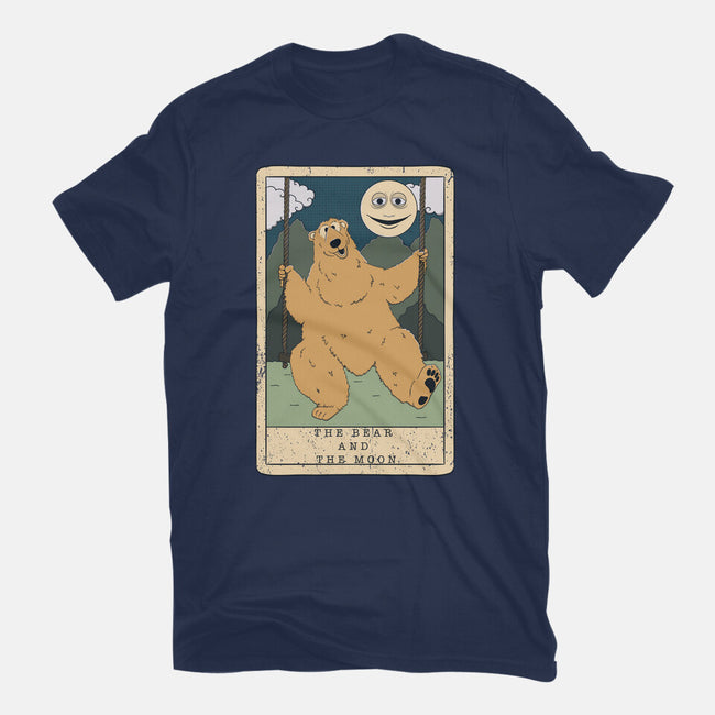 The Bear And The Moon-Mens-Heavyweight-Tee-Claudia