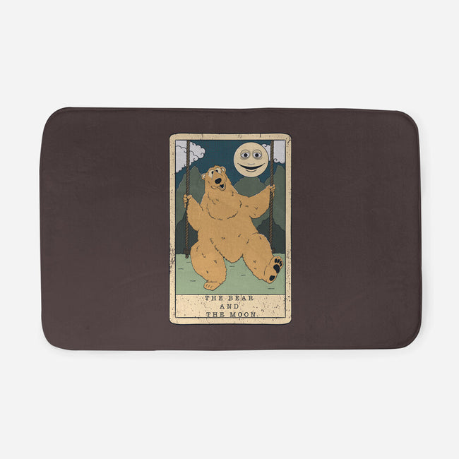 The Bear And The Moon-None-Memory Foam-Bath Mat-Claudia