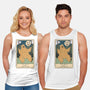 The Bear And The Moon-Unisex-Basic-Tank-Claudia