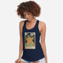 The Bear And The Moon-Womens-Racerback-Tank-Claudia