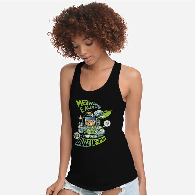 Cat Lightyear-Womens-Racerback-Tank-Julio