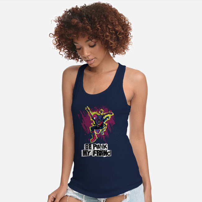 Be Punk-Womens-Racerback-Tank-zascanauta