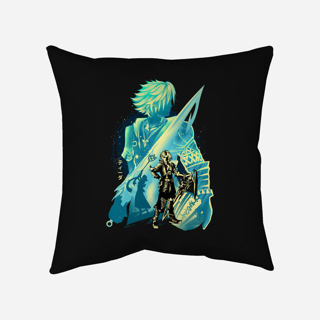 Blitzball Player Tidus-None-Removable Cover-Throw Pillow-hypertwenty