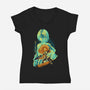 Thief Genome Zidane-Womens-V-Neck-Tee-hypertwenty