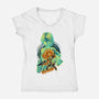 Thief Genome Zidane-Womens-V-Neck-Tee-hypertwenty