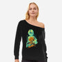 Thief Genome Zidane-Womens-Off Shoulder-Sweatshirt-hypertwenty