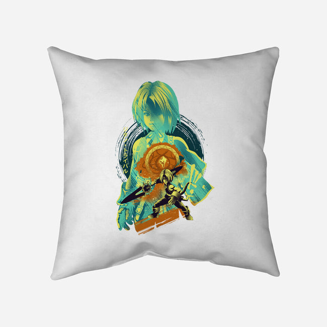 Thief Genome Zidane-None-Removable Cover-Throw Pillow-hypertwenty