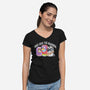 Here Come The Grannies-Womens-V-Neck-Tee-Alexhefe