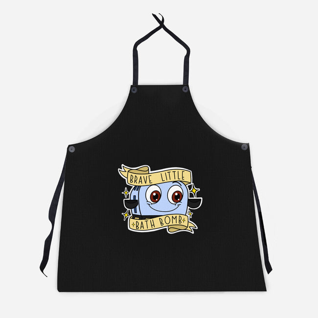 Brave Little Bath Bomb-Unisex-Kitchen-Apron-Alexhefe