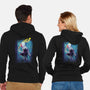 Spider Gwen Help-Unisex-Zip-Up-Sweatshirt-jacnicolauart